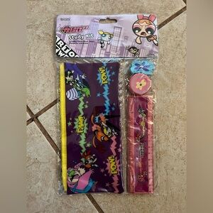 NEW Powerpuff Girls Study Kit 2000